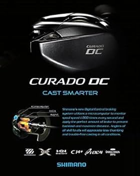 SHIMANO CURADO DC 150XG ベイトリール Amazon | Shimano Curado DC、LowProfile Baitcasting淡水釣り